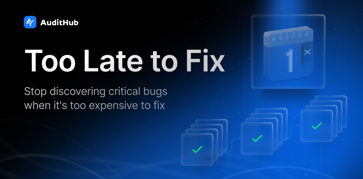 Why external audits come too late